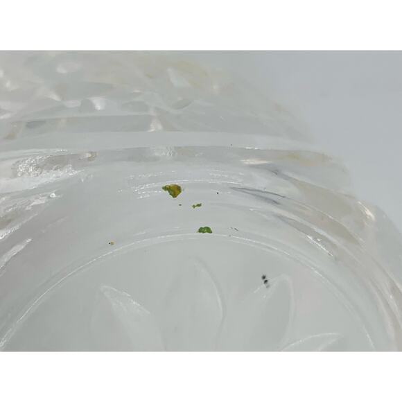 Anchor Hocking Stars And Bars Small Clear Creamer 5 Ounce Pitcher Handle 3" Diam - Picture 5 of 6